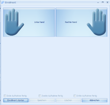PATRONUM Handvenen Template einlesen